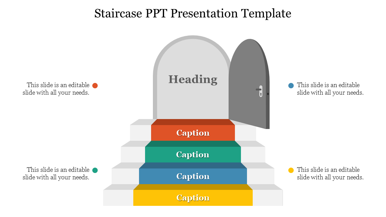 Staircase PPT Presentation Template